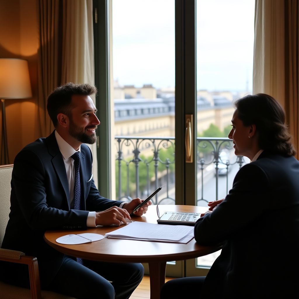 Consultation personnalisée avec un client